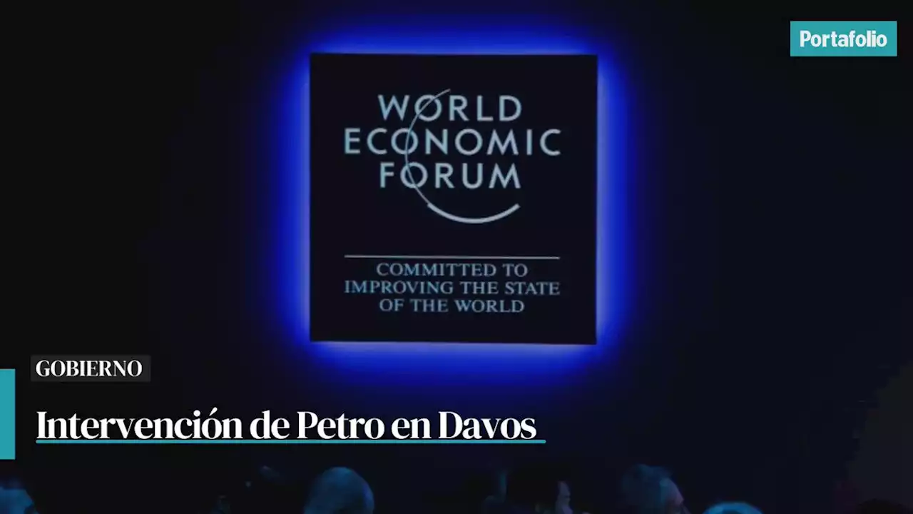 Petro interviene en Foro Económico Mundial en Davos