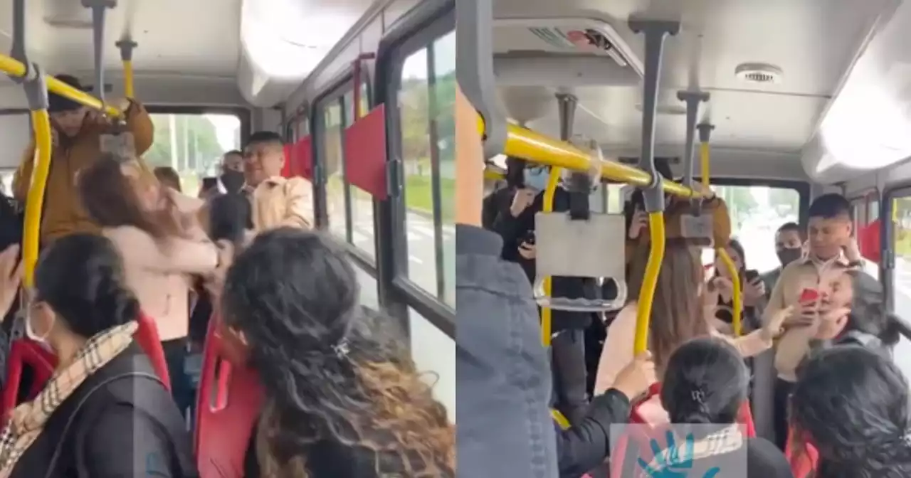 Agarrándola de las ‘mechas’, mujer intentó bajar a pasajera de TransMilenio que se habría colado