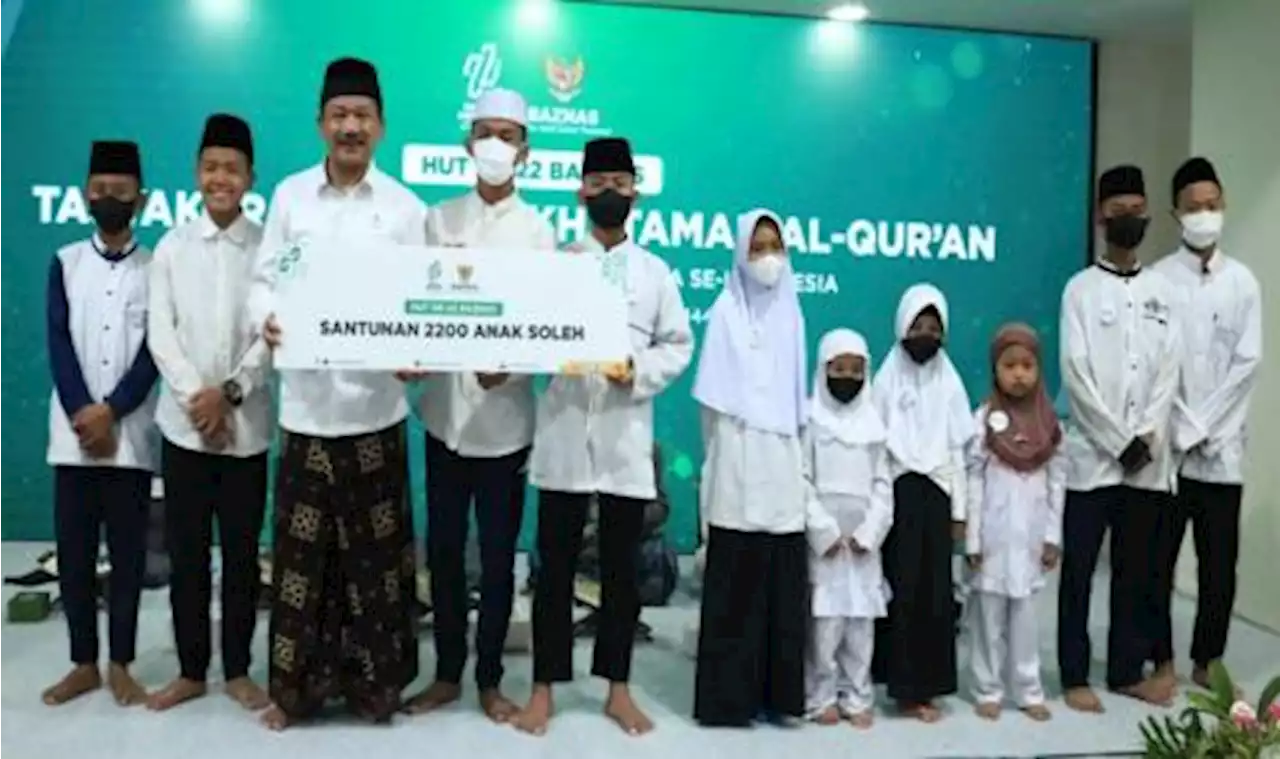 Sebanyak 2.200 Anak Yatim dan Dhuafa Terima Santunan di HUT Baznas Ke-22 |Republika Online