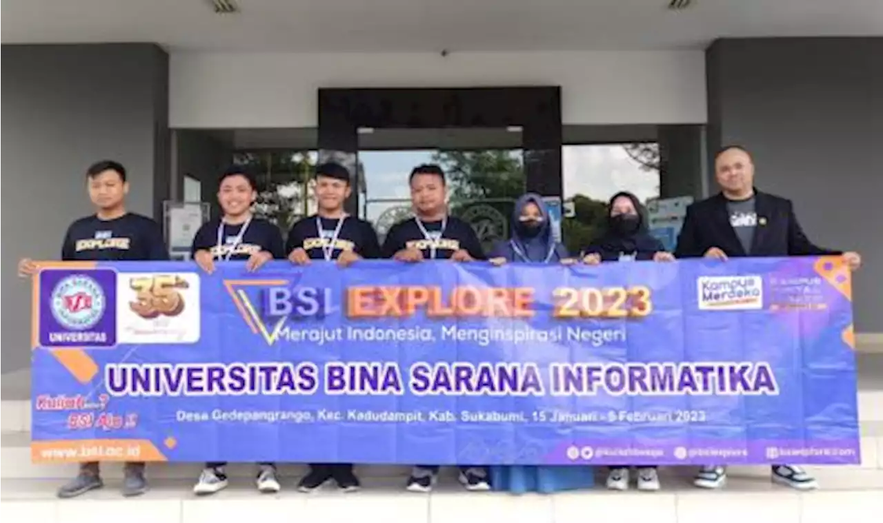 Universitas BSI Kampus Sukabumi Lepas Peserta BSI Explore 2023 |Republika Online