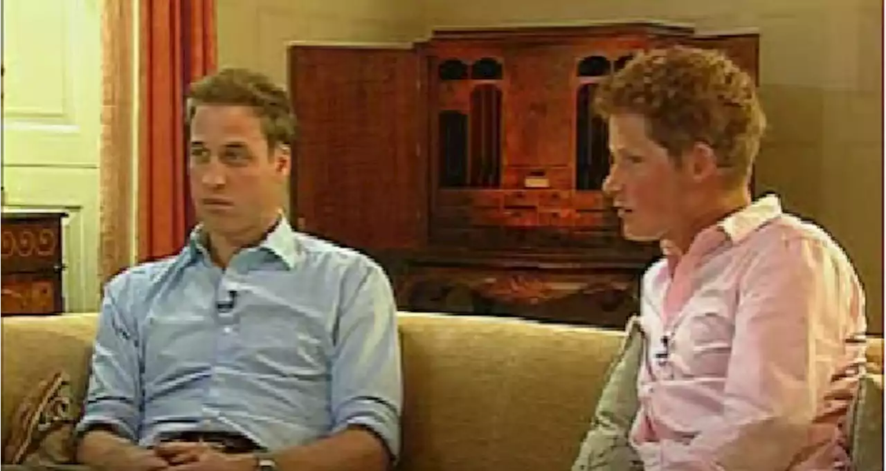 This Tense Moment Between William & Harry From A Resurfaced Interview Is Going Viral