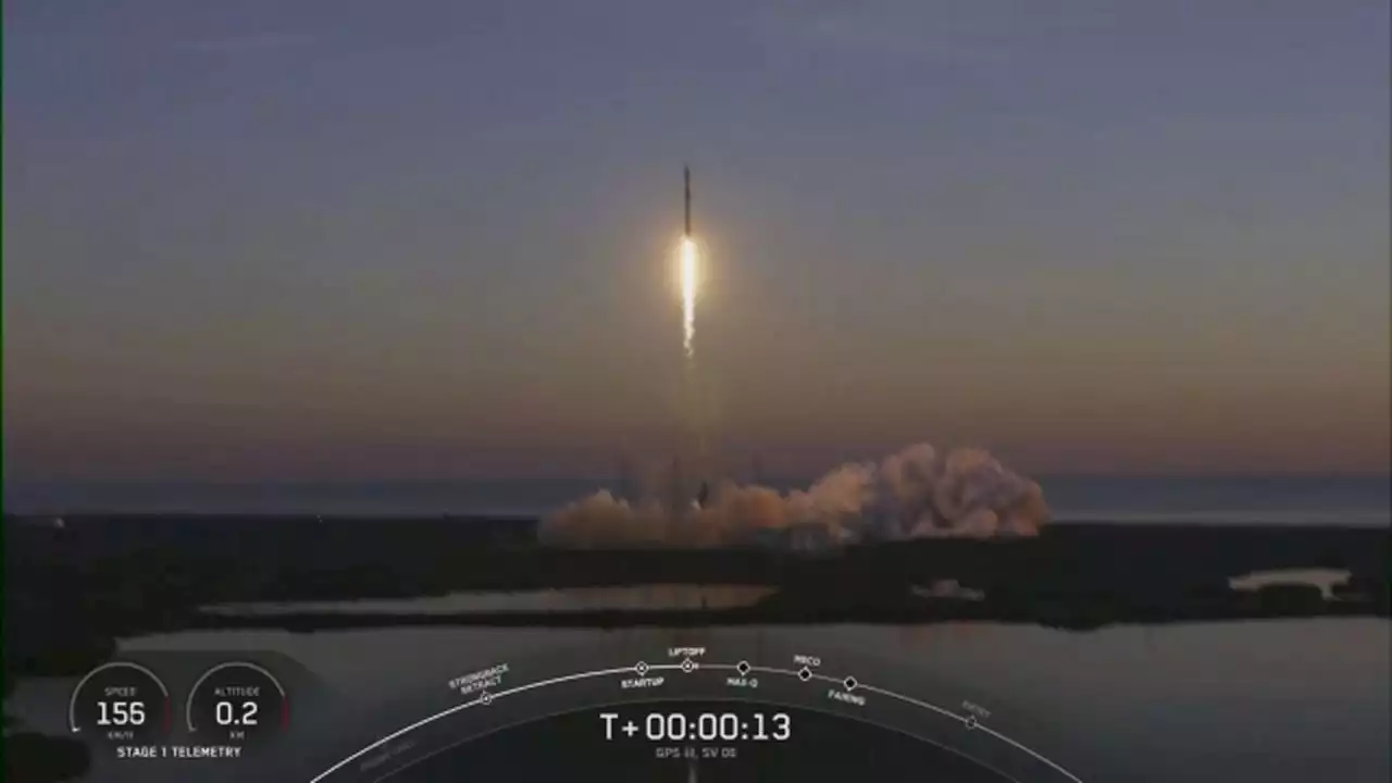 SpaceX launches U.S. Space Force’s GPS satellite