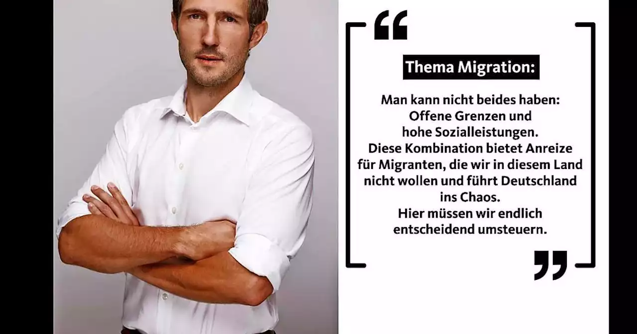 SPD wirft Gensch Populismus vor: Umstrittener Post von Zweibrücker Politiker: Führt Migrationspolitik Deutschland ins Chaos?