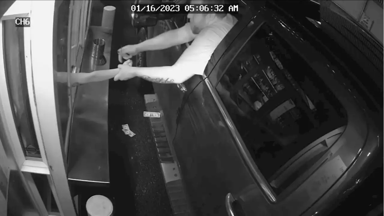 Wild Drive-Thru Kidnapping Attempt Caught on CCTV