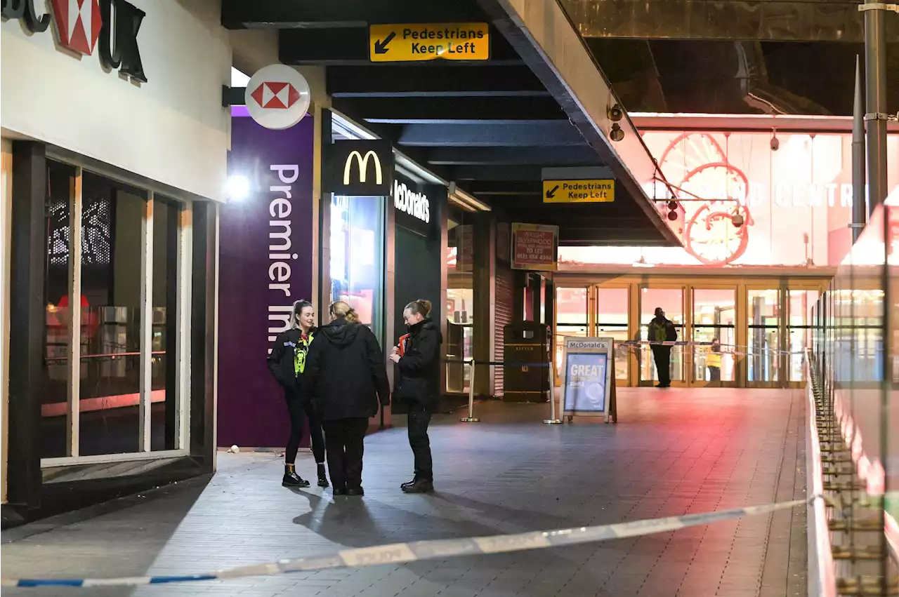 Schoolboy, 13, stabbed outside McDonalds as cops seal off area