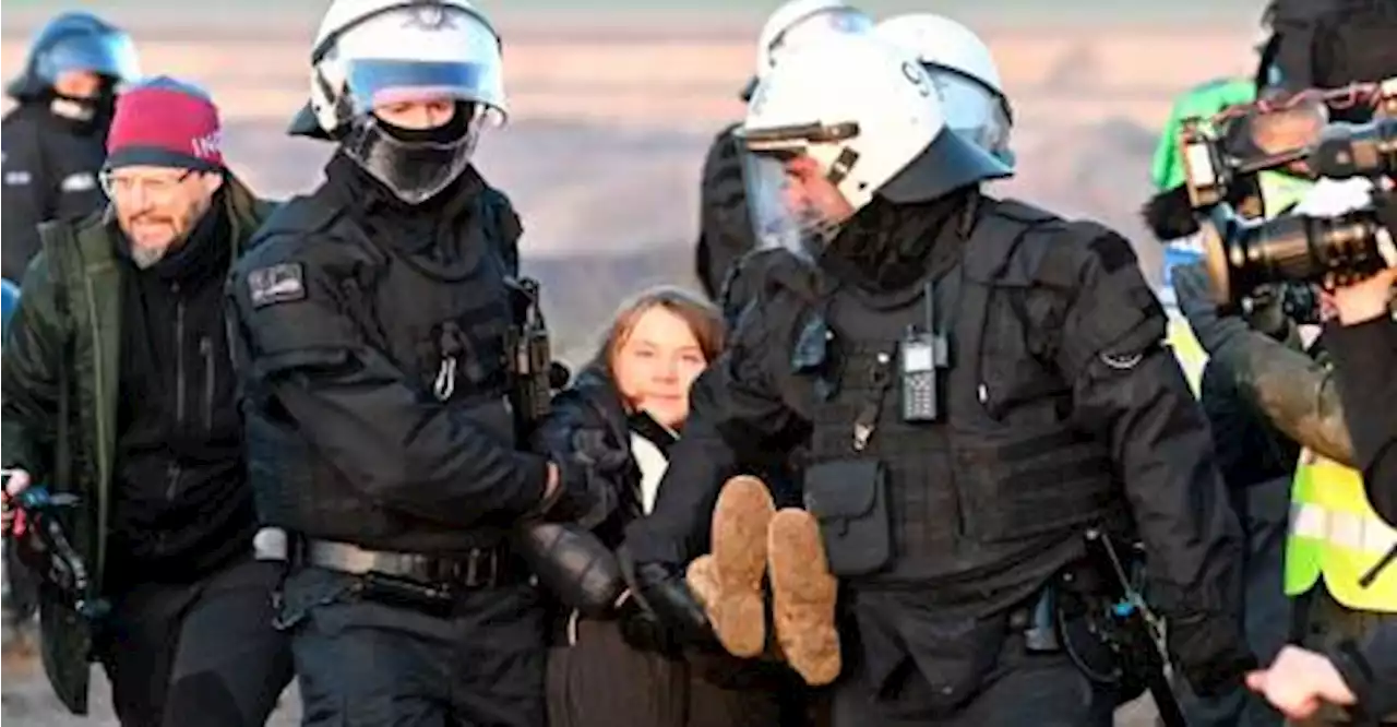 Greta Thunberg detained at German coal mine protest