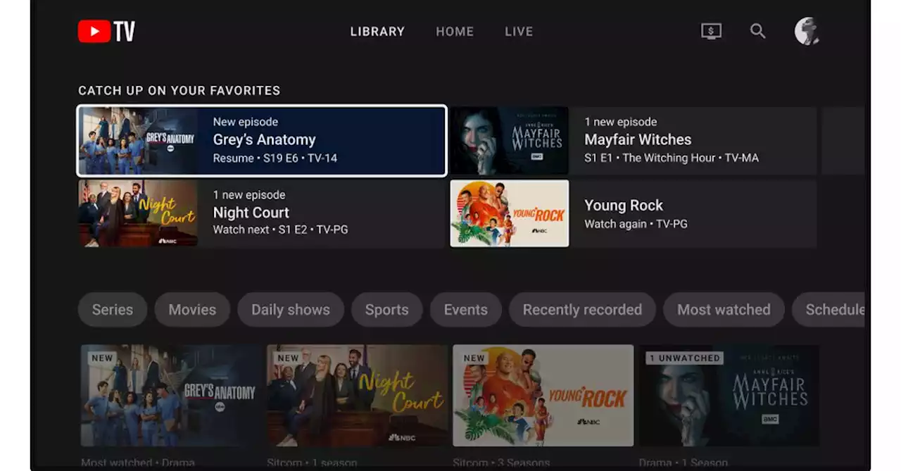 YouTube TV’s live guide and library are getting much better starting today