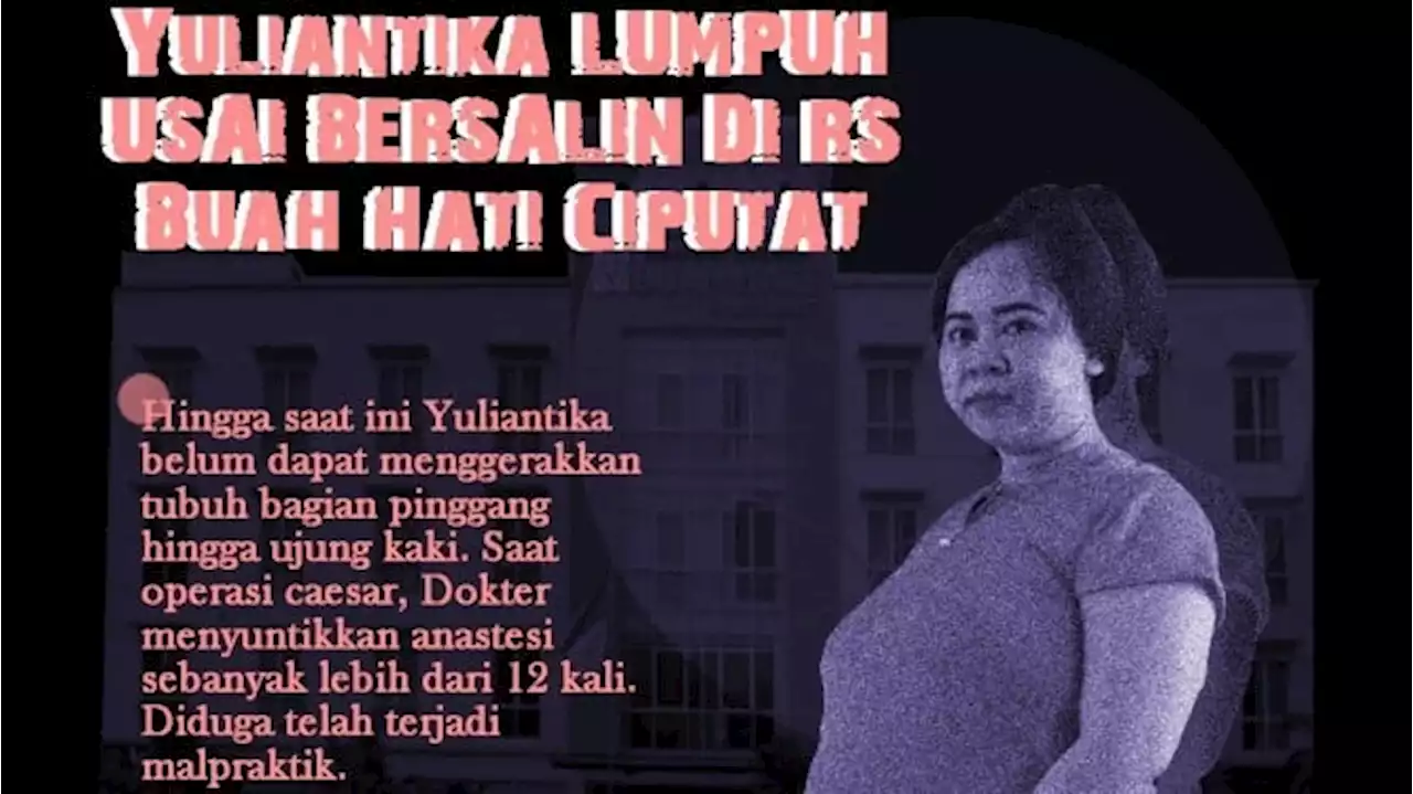 Viral Seorang Ibu Lumpuh Usai Persalinan Caesar, Diduga Disuntik Obat Bius 12 Kali