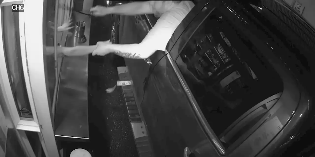 Attempted kidnapping of barista at drive-thru window caught on camera