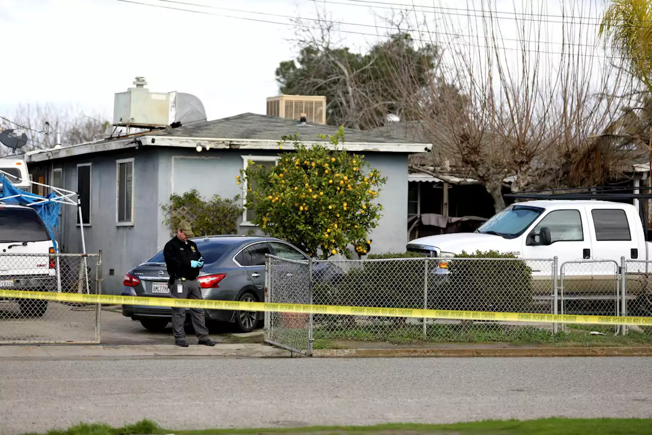 Suspects sought in 'massacre' at California home which left 6 dead