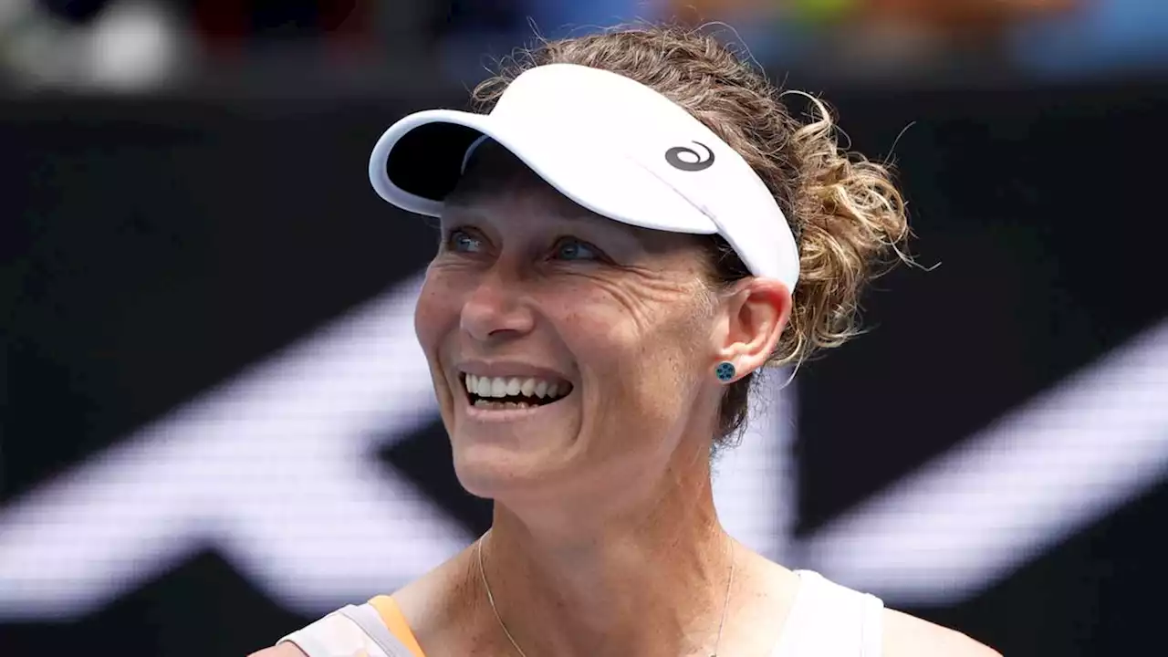 Emotional Stosur soaks up standing ovation after doubles loss: ‘I’m about to cry’