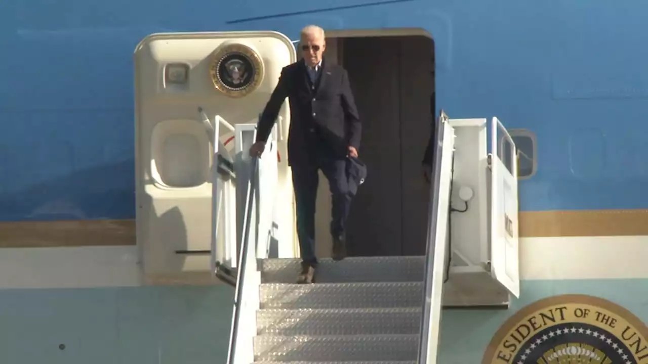 LIVE: Pres. Biden arrives to tour storm damage in Santa Cruz, Santa Clara counties