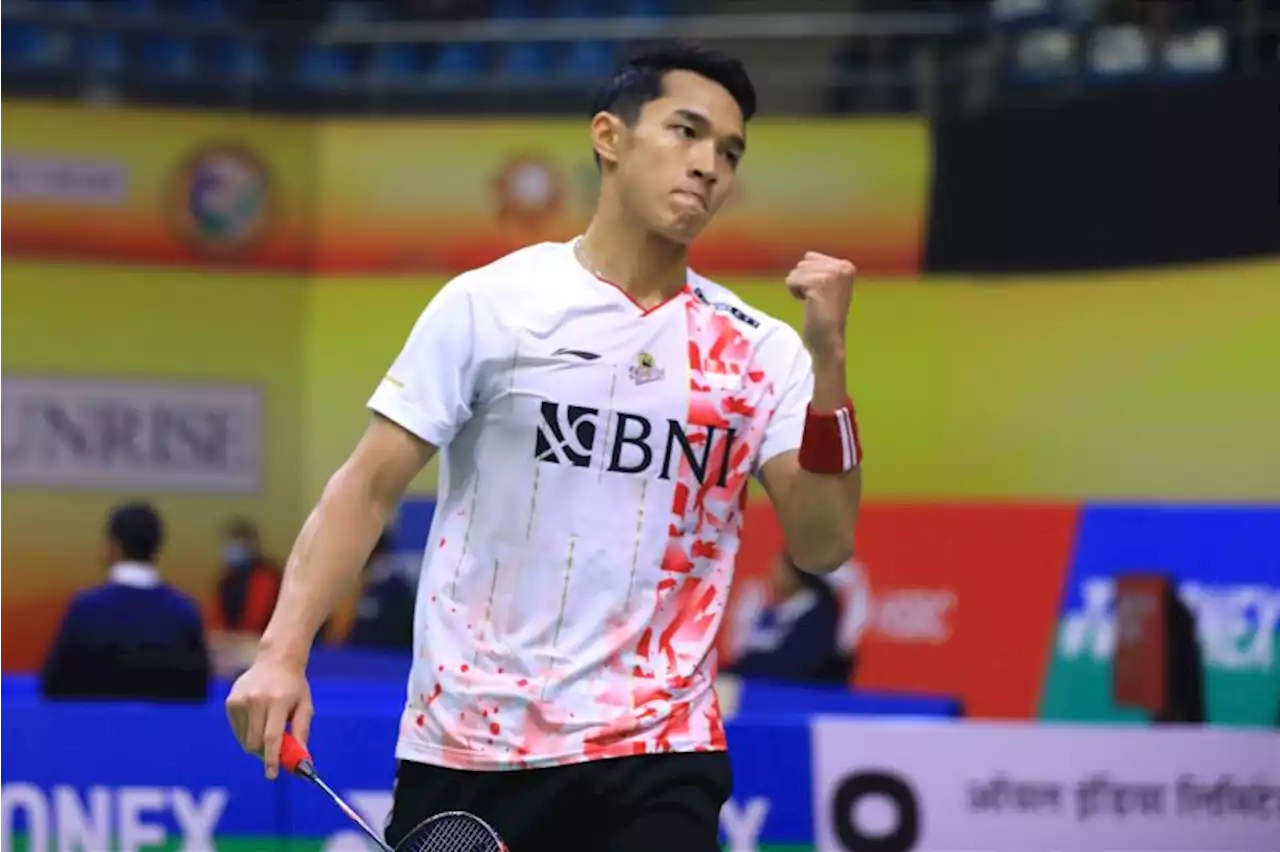 Jonatan tembus perempat final perdana pada 2023 di India Open