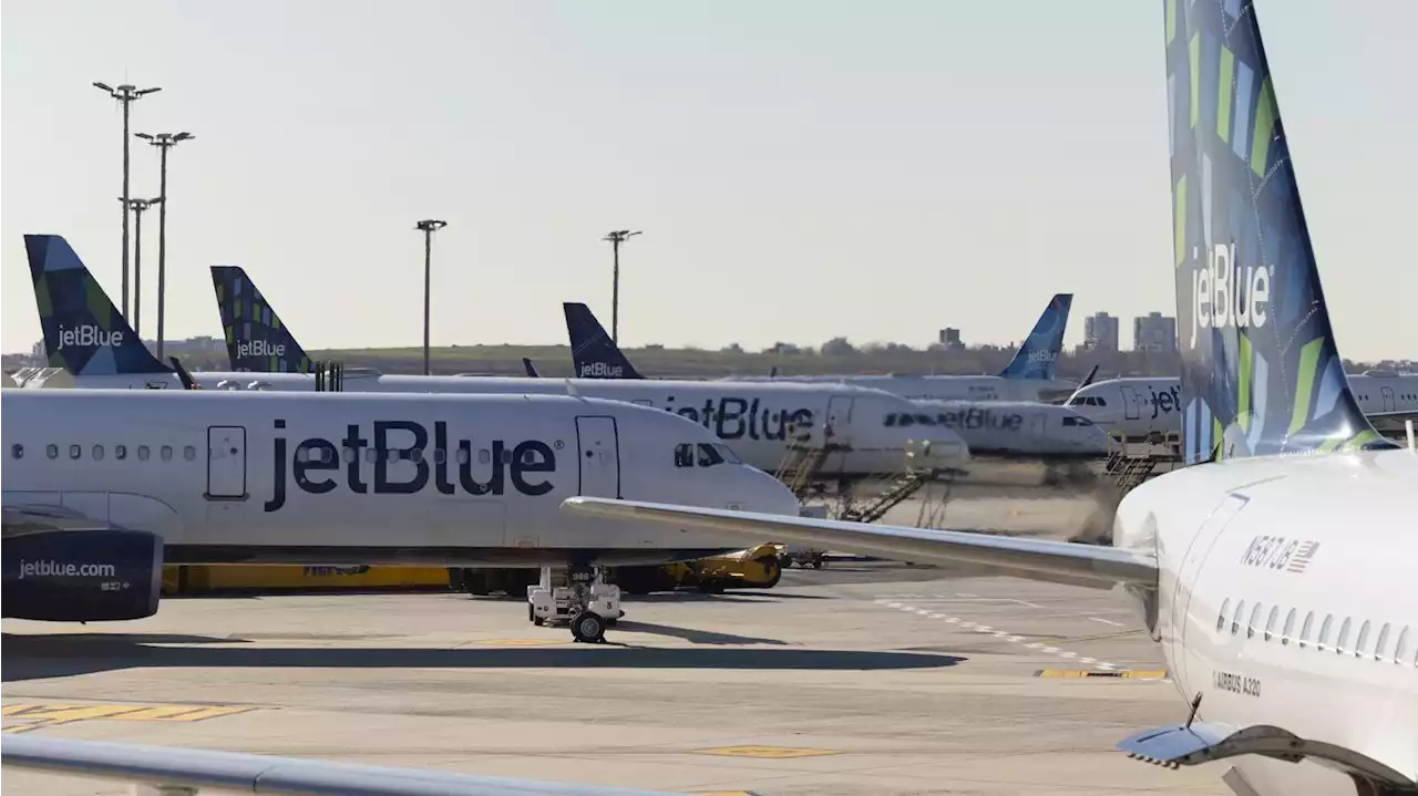 FAA investigating JetBlue plane hitting parked aircraft at JFK airport