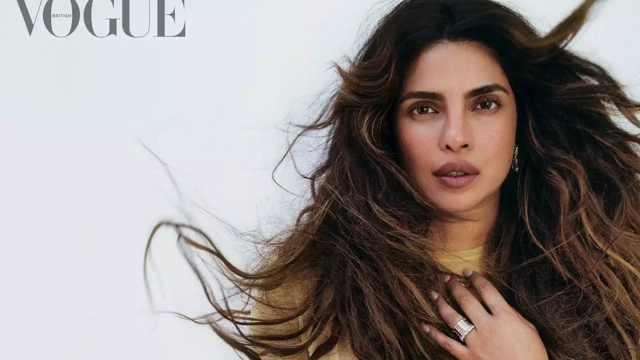 The Details Behind Priyanka Chopra Jonas’s “Raw, Undone” Beauty Look For Her British Vogue Cover