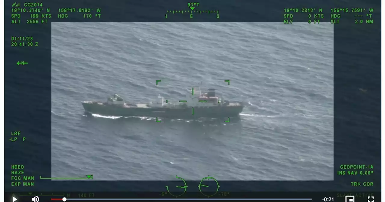 U.S. Coast Guard is tracking a Russian 'intelligence gathering ship' off Hawaii