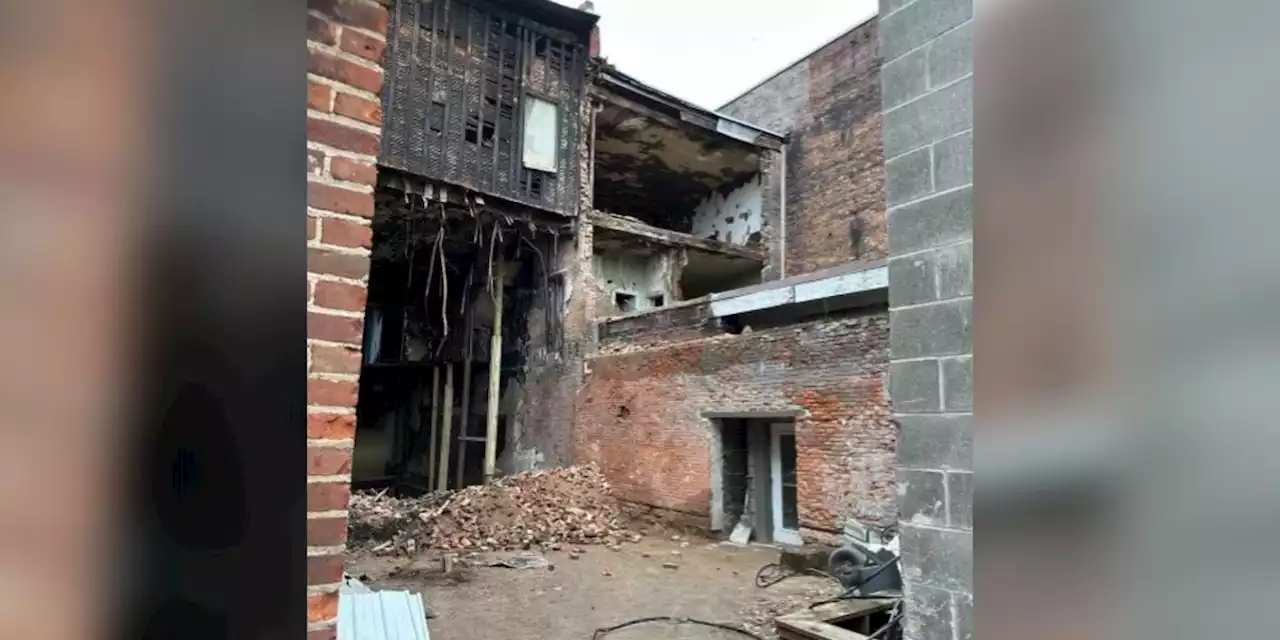 Partial Massillon building collapse closes section of downtown road