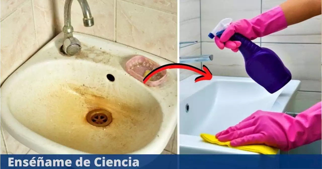 El truco para eliminar las manchas amarillas del lavabo: déjalo completamente blanco