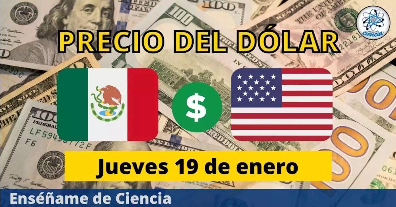 Precio del dólar hoy jueves 19 de enero, ¿cómo amaneció el tipo de cambio en México?