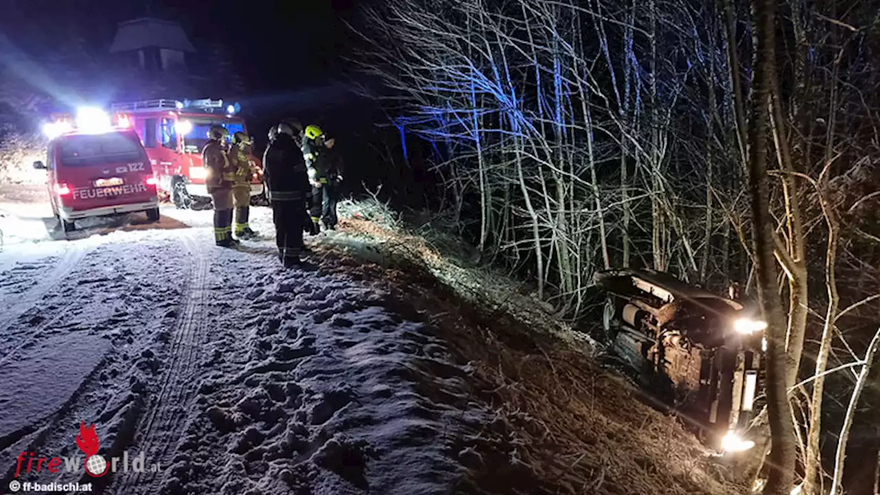 Oö: Pkw in der Rettenbachalm in Bad Ischl abgestürzt