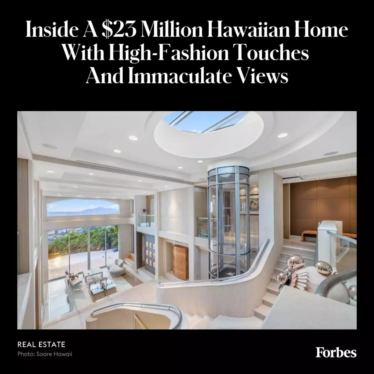 Inside A $23 Million Hawaiian Home With High-Fashion Touches And Immaculate Views