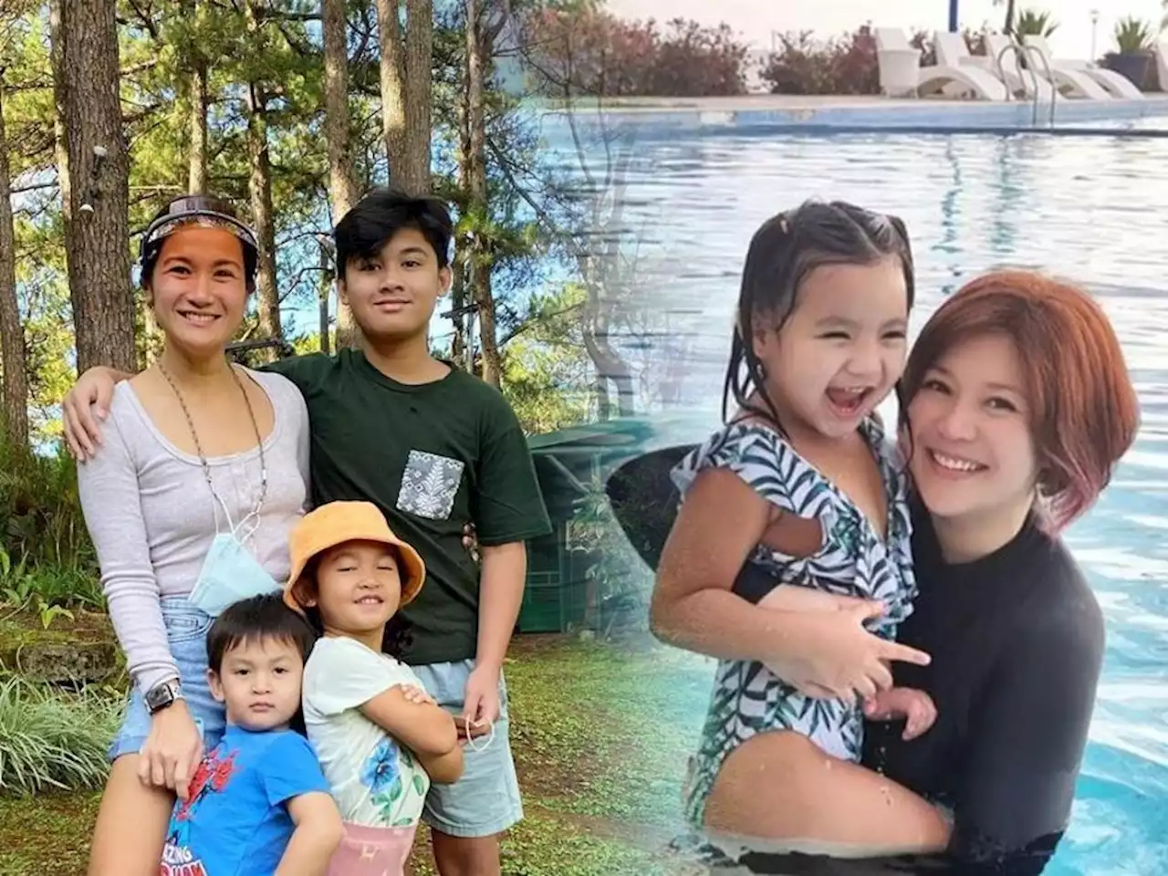 LOOK: Young stars noon, proud mommies na ngayon