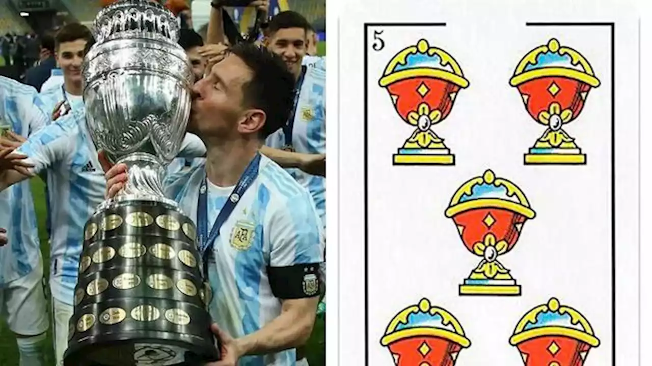 Por Messi, proponen que el 5 de Copas sea la carta más valiosa