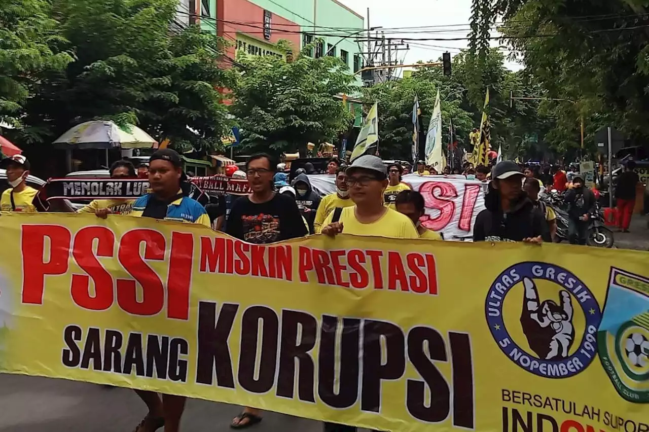 Didemo Ratusan Ultras, Aksab PSSI Gresik Pun Setuju Liga 2 Dilanjutkan