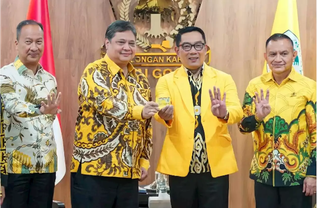 Ridwan Kamil Bakal Jadi Magnet Suara Bagi Golkar dan Airlangga