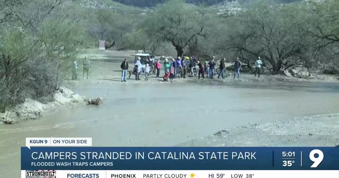 Catalina State Park expected to open Thursday as campers head back to dry land