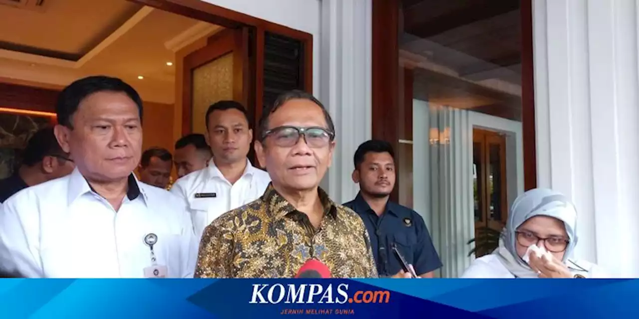 Mahfud Cium 'Gerakan Bawah Tanah' yang Sengaja Pengaruhi Vonis Sambo