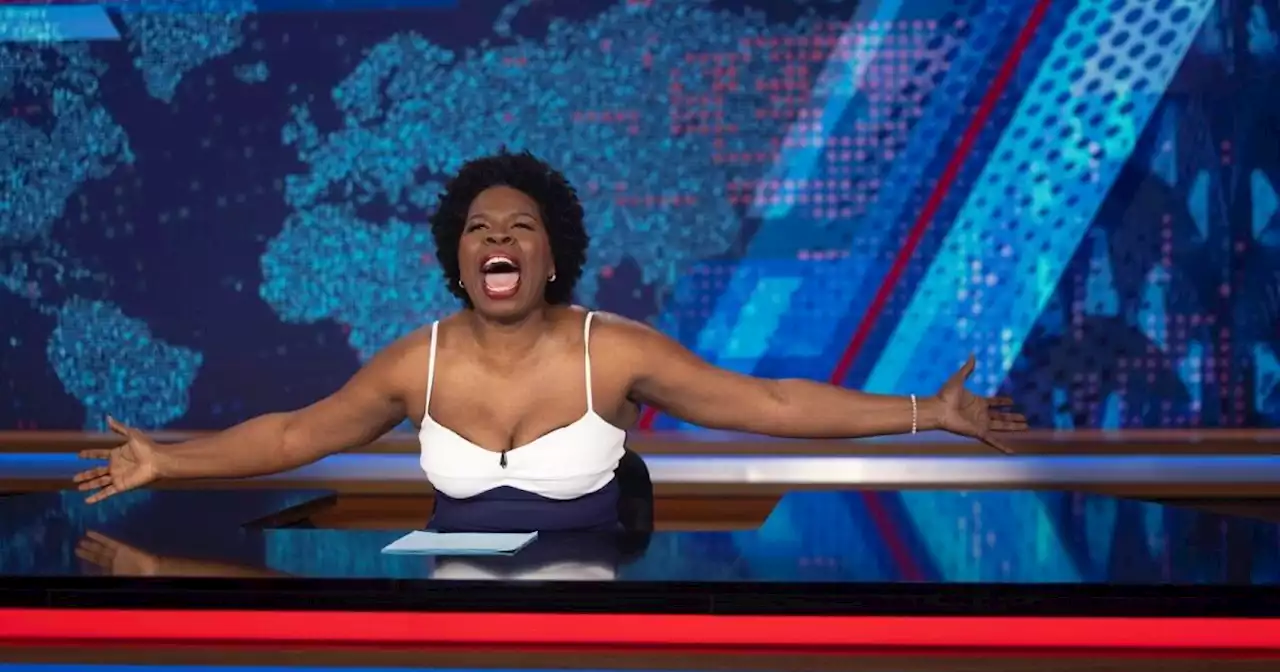 Leslie Jones has fans wanting more, 'killing it' as she guest-hosts 'The Daily Show'