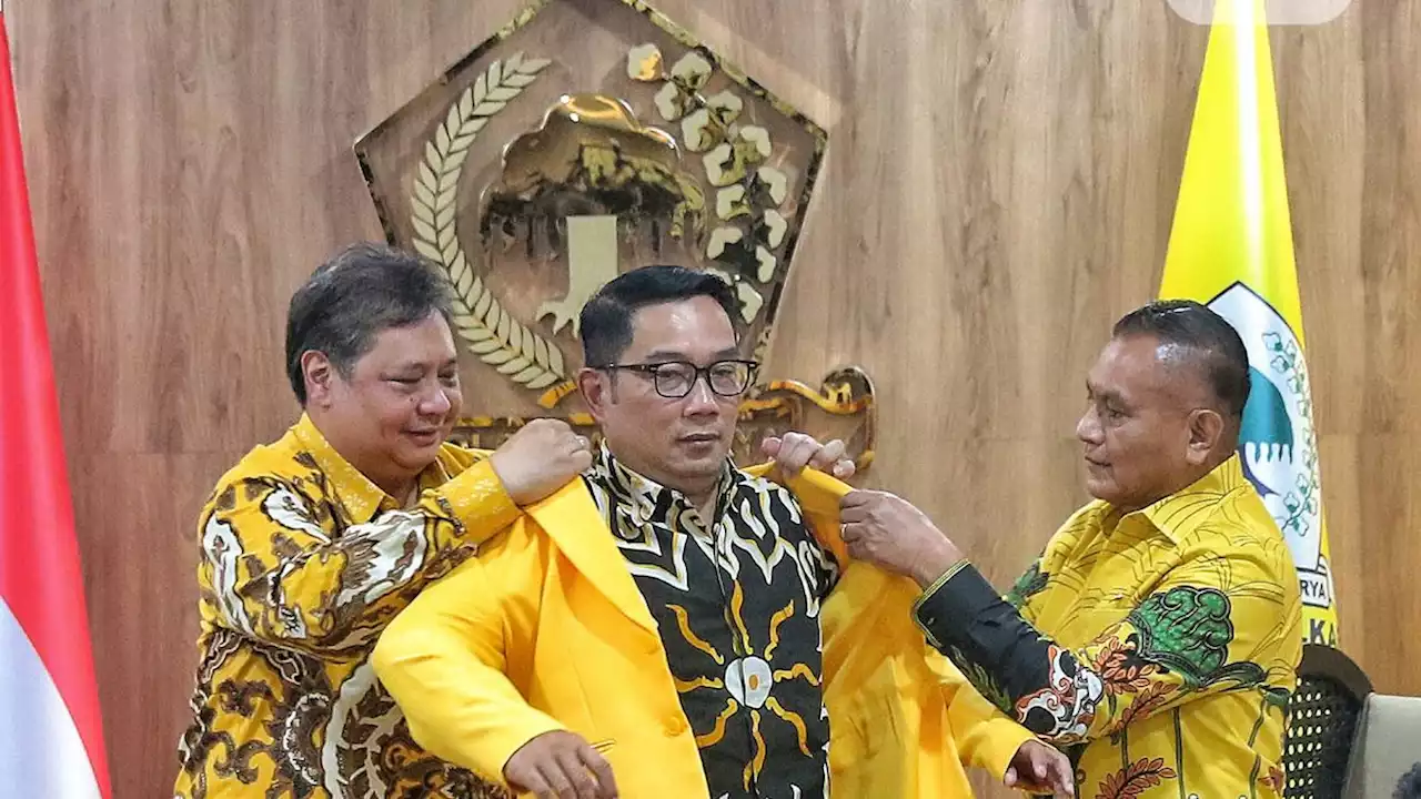 6 Fakta Terkait Ridwan Kamil Resmi Bergabung dengan Partai Golkar