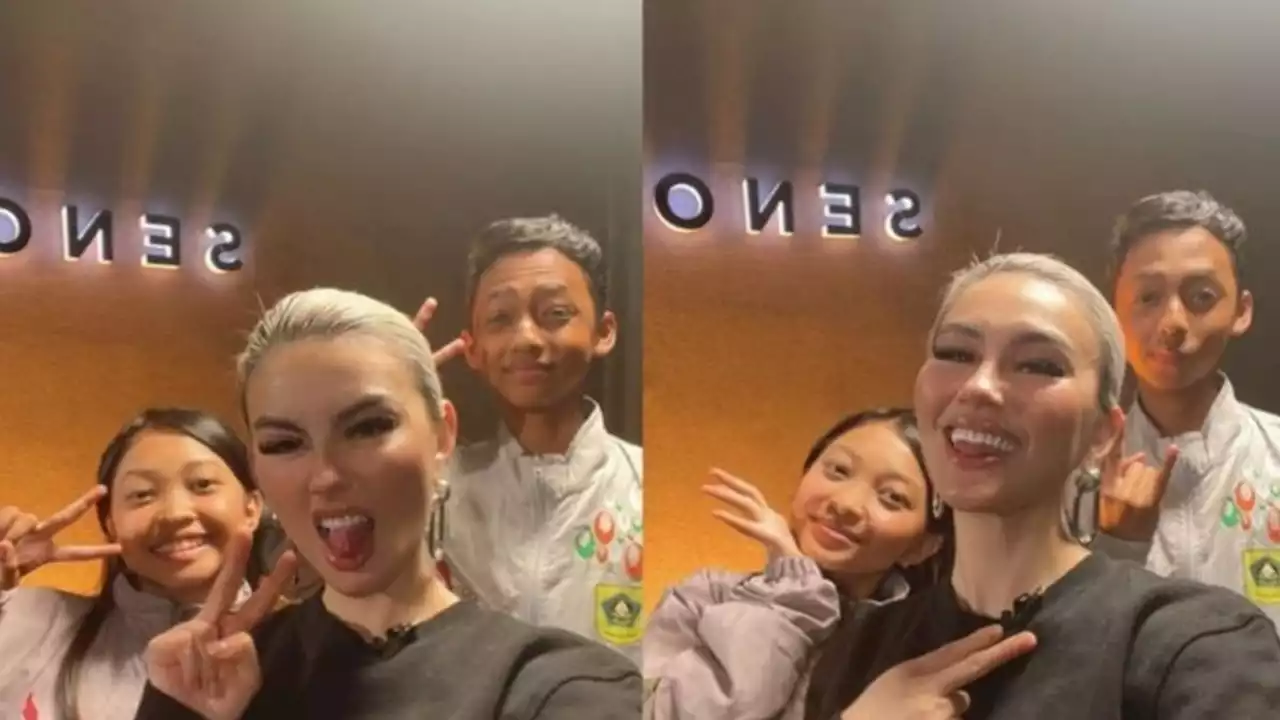 Agnez Mo Akhirnya Bertemu Siswa SMPN 1 Ciawi Bogor, Melongo Saat Lihat Bakat Dansanya