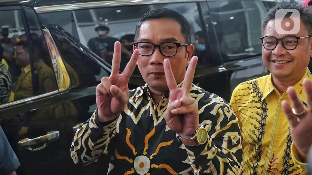 Golkar Sebut Ridwan Kamil Punya Peluang Diusung di Pilgub DKI Jakarta