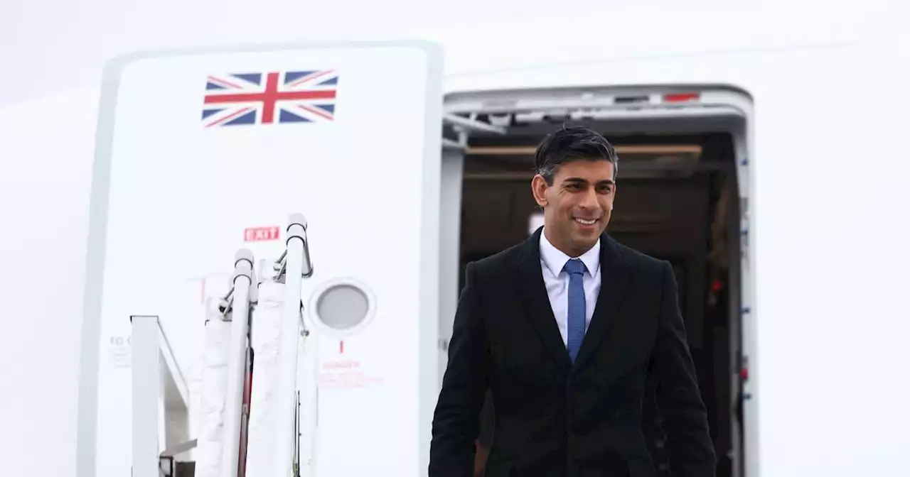 Rishi Sunak slammed for 'jetting like A-list celeb' to Blackpool