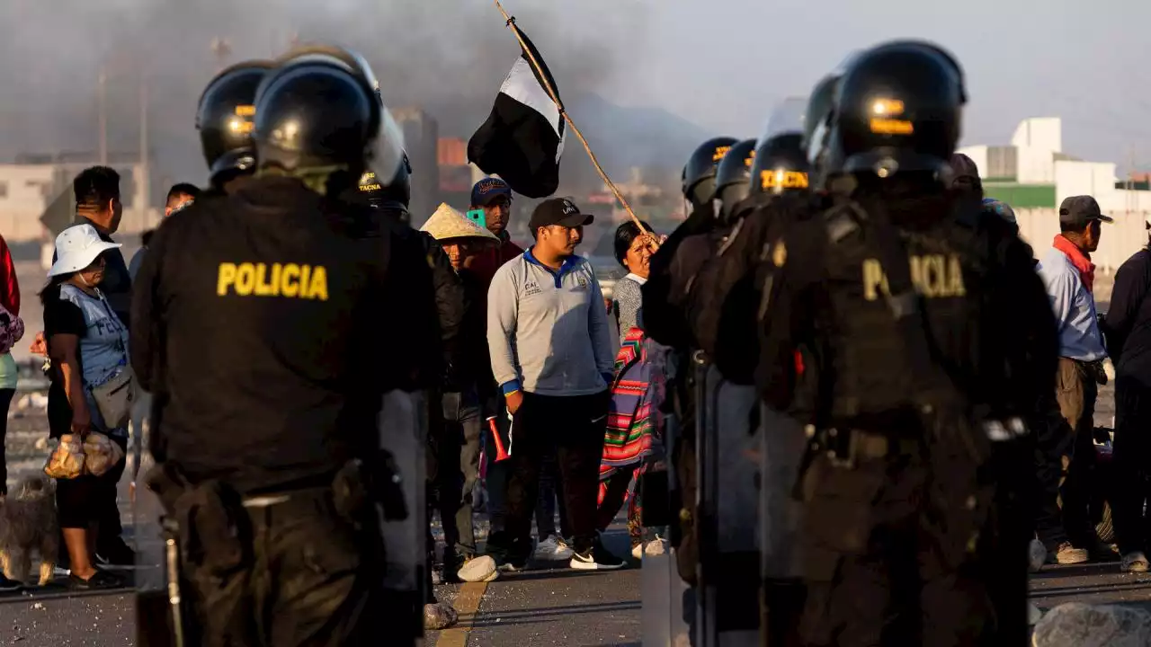 Enfrentamientos en Arequipa en el inicio de la jornada de protestas en Perú | Minuto30