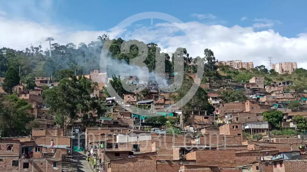 [FOTOS Y VIDEO] Por fortuna ya controlaron el incendio en el sector de Santa Margarita