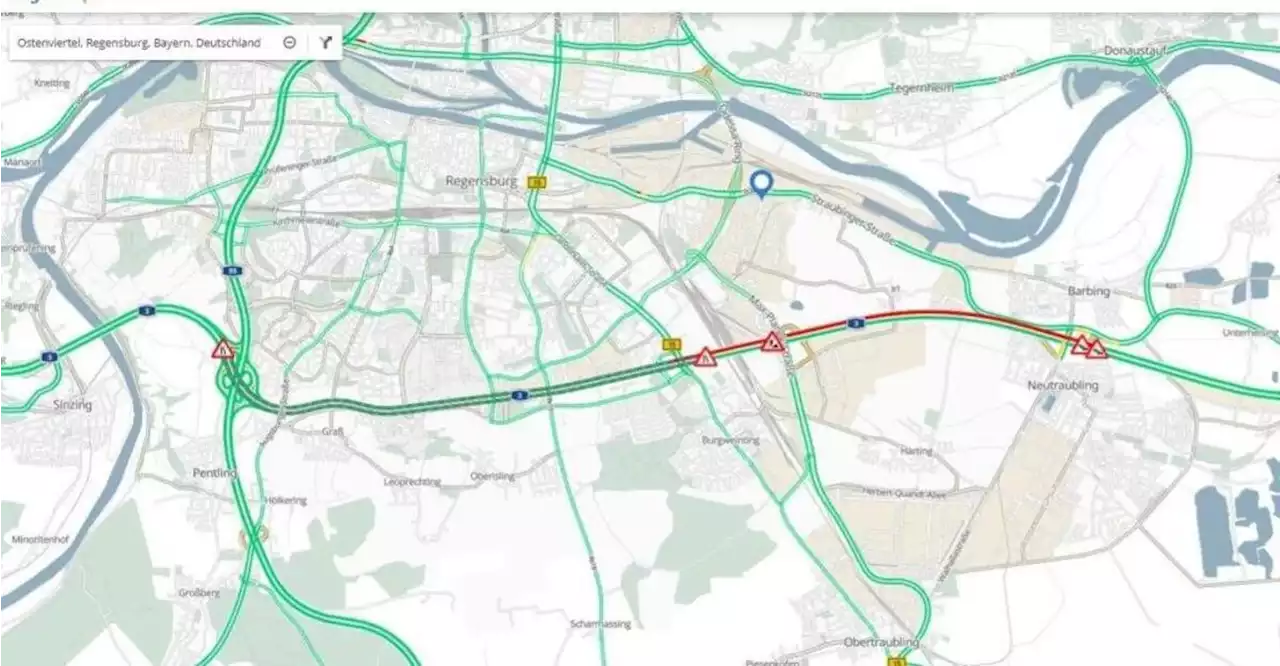 Lkw steht quer: A3 bei Regensburg noch für mehrere Stunden gesperrt