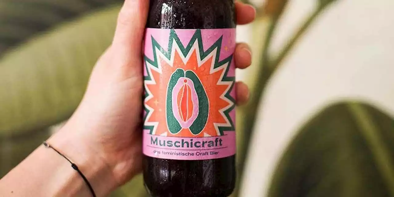 Vulva auf Etikett: Feministin braut 'Muschicraft'-Bier für einen guten Zweck