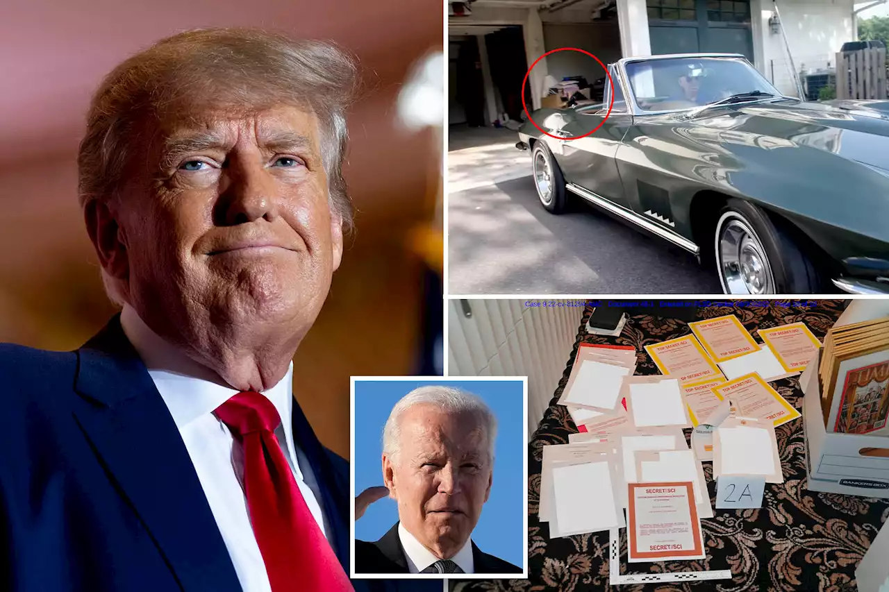 Trump says he kept classified folders as ‘cool’ keepsakes but not the papers