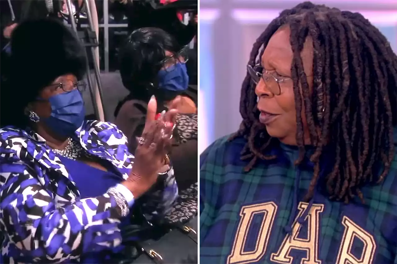 Whoopi Goldberg snaps at ‘The View’ heckler who calls her an ‘old broad’ on air