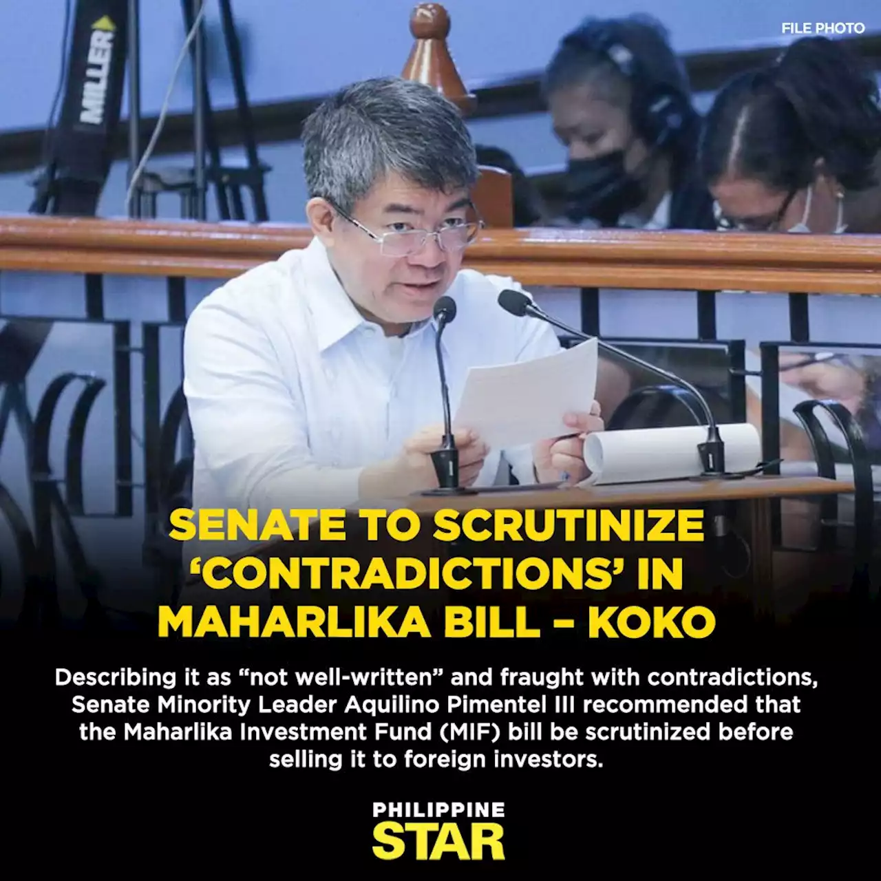 Senate To Scrutinize ‘Contradictions’ In Maharlika Bill – Koko | OneNews.PH