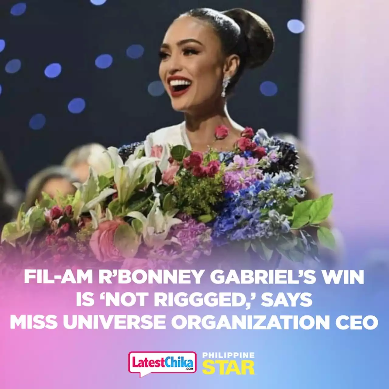 Fil-Am R’Bonney Gabriel’s win is ‘not riggged,’ says Miss Universe Organization CEO - Latest Chika