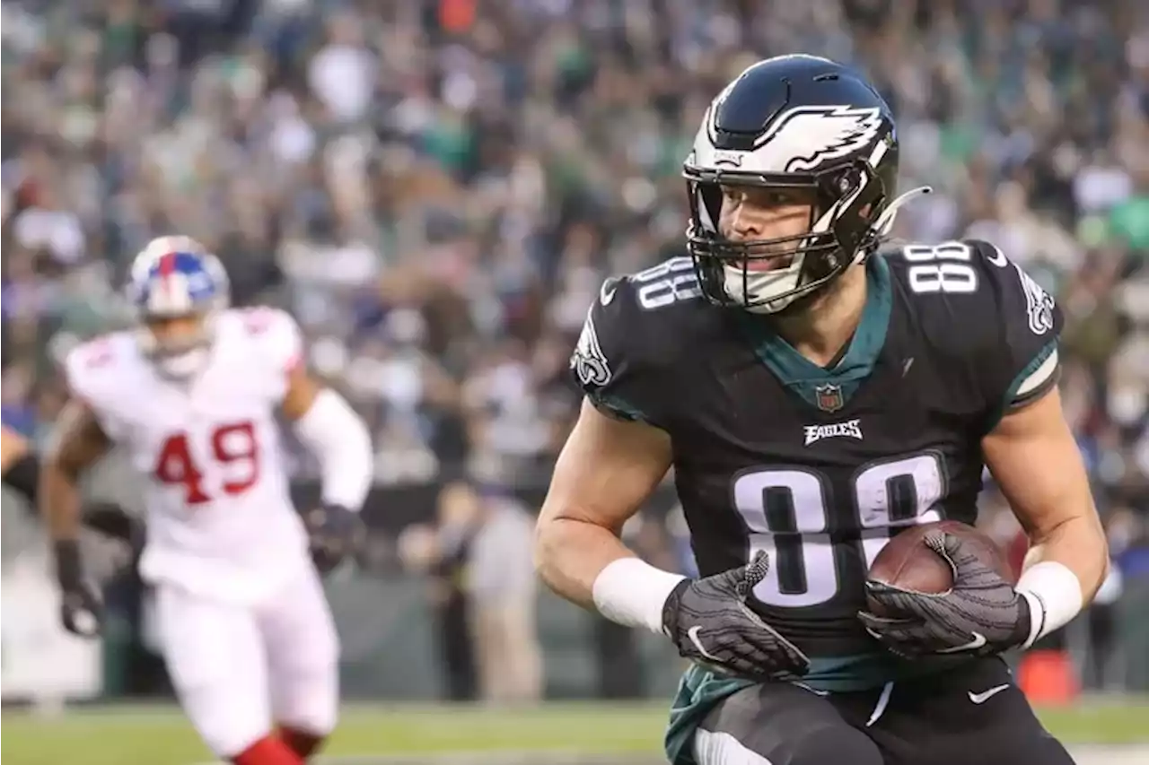 Eagles’ Dallas Goedert hopes to exploit the Giants’ problem with tight ends