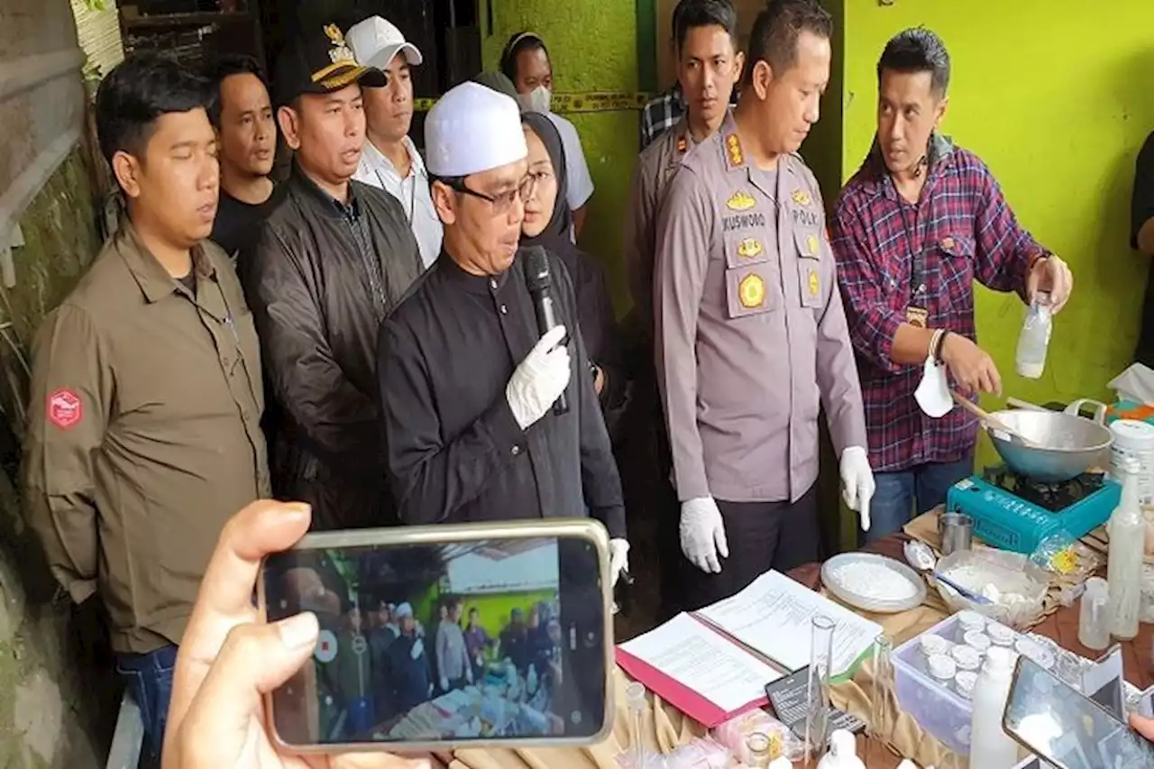 Satresnarkoba Polresta Bandung Bongkar Laboratorium Sabu-sabu di Ciwidey - Pikiran-Rakyat.com