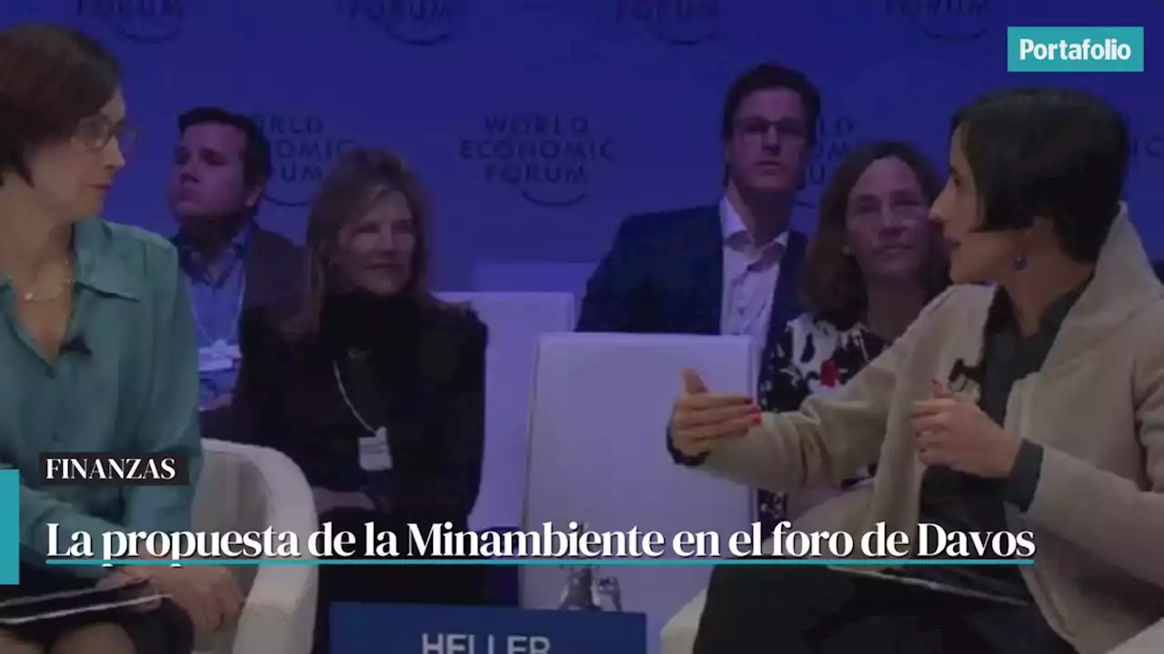 Canje de deuda por naturaleza, la propuesta de Minambiente en Davos