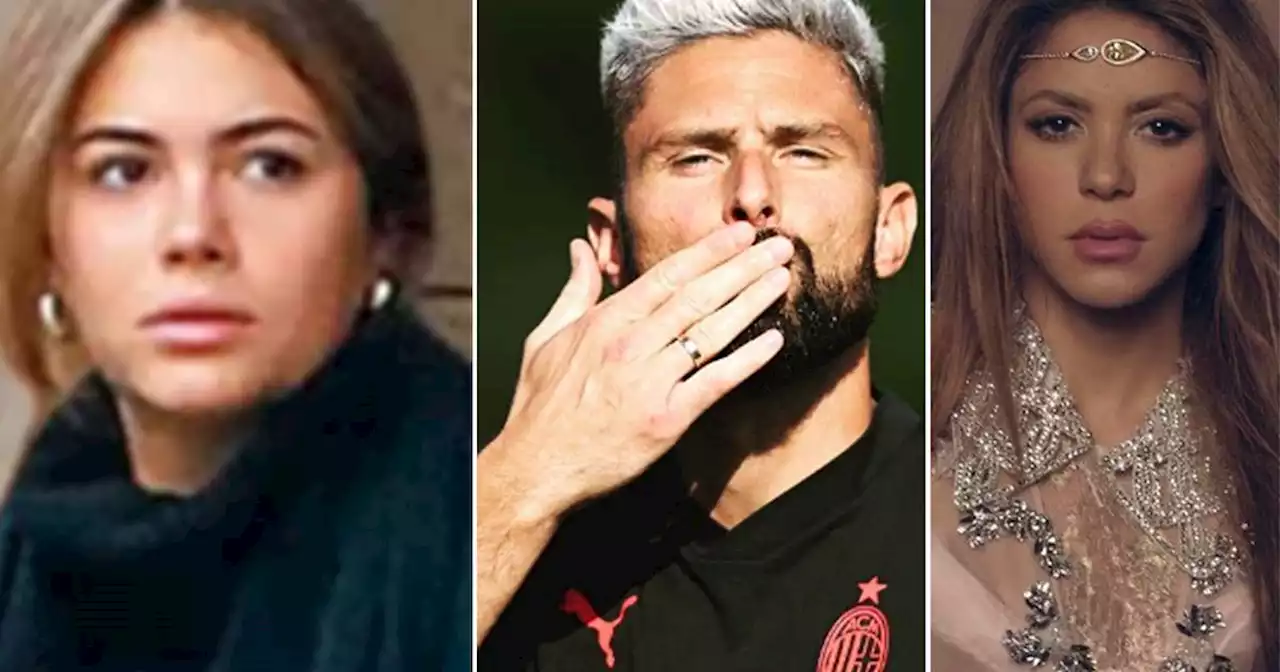 Clara Chía y Shakira rivales por un ‘patito feo’, mientras hay más guapos como Olivier Giroud