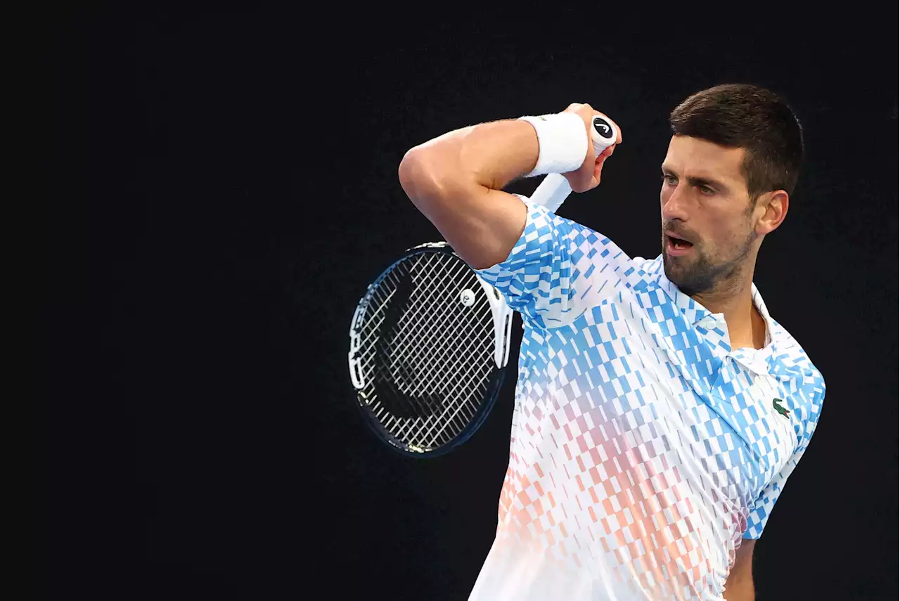 Man on a mission, Djokovic comes through Couacaud test