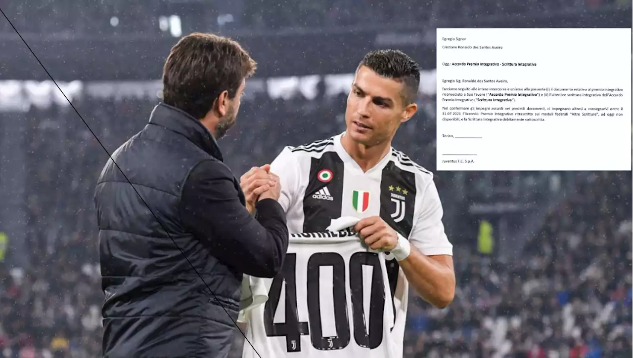 Inchiesta Juve, ecco la vera carta segreta che Ronaldo non voleva firmare: quasi 20 milioni in quattro tranche